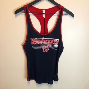 NWOT Under Armour Washington Nationals Razorback Tank